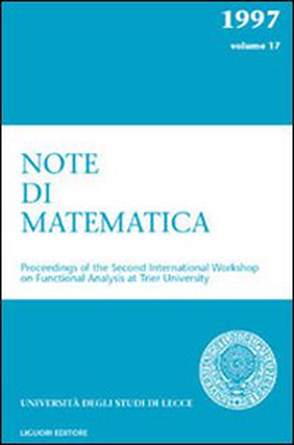 Note di matematica - Librerie.coop Note di matematica - Librerie.coop