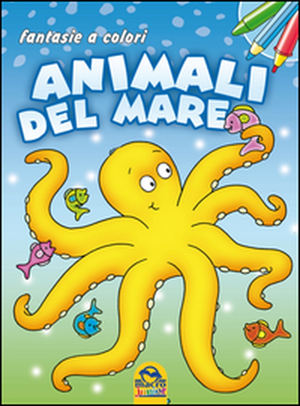 Animali del mare. Fantasie a colori - Librerie.coop Animali del mare. Fantasie a colori - Librerie.coop