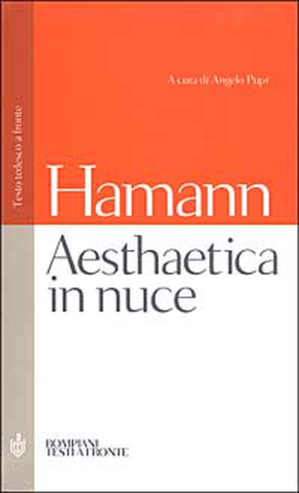 Aesthaetica in nuce. Testo tedesco a fronte - Librerie.coop Aesthaetica in nuce. Testo tedesco a fronte - Librerie.coop