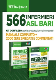 Concorso 566 infermieri ASL Bari: manuale completo + 2000 quiz spiegati e commentati - Librerie.coop