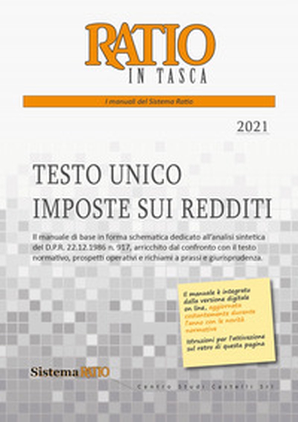 Testo unico imposte sui redditi 2021 - Librerie.coop Testo unico imposte sui redditi 2021 - Librerie.coop