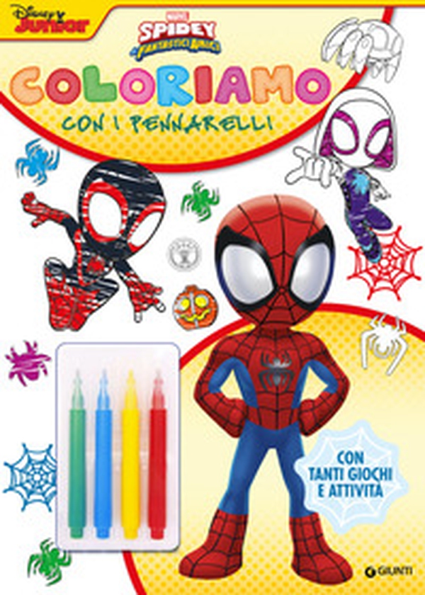 Spidey. Coloriamo con i pennarelli. Super album - Librerie.coop Spidey. Coloriamo con i pennarelli. Super album - Librerie.coop
