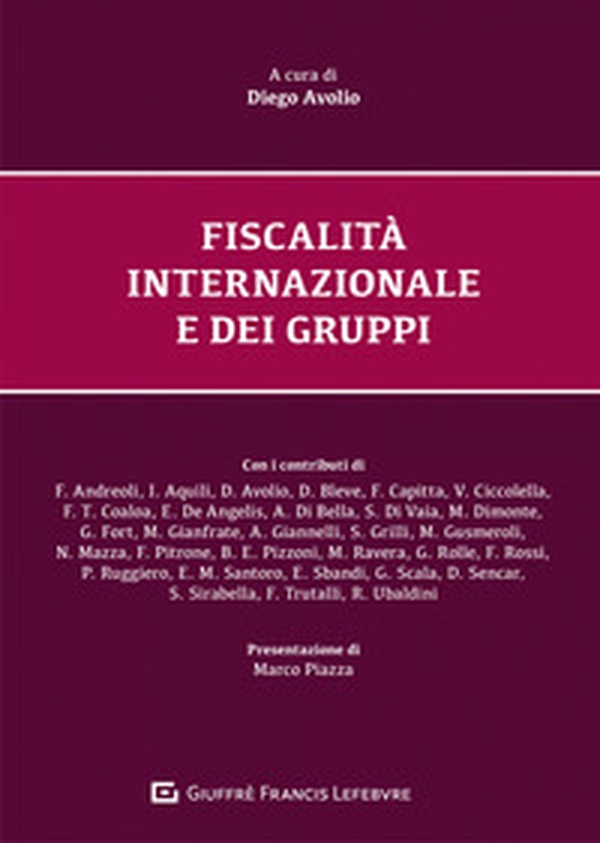 Fiscalità internazionale e dei gruppi - Librerie.coop Fiscalità internazionale e dei gruppi - Librerie.coop