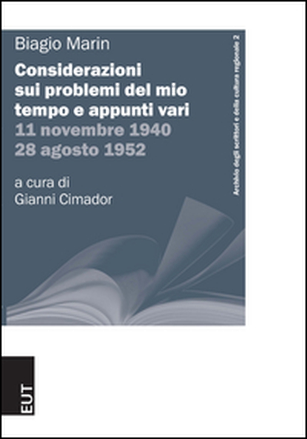 Considerazioni sui problemi del mio tempo e appunti vari. 11 novembre 1940-28 agosto 1952 - Librerie.coop Considerazioni sui problemi del mio tempo e appunti vari. 11 novembre 1940-28 agosto 1952 - Librerie.coop