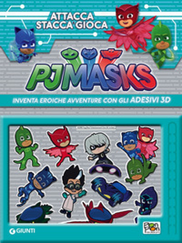 Attacca, stacca & gioca. Pj Masks. Con adesivi - Librerie.coop Attacca, stacca & gioca. Pj Masks. Con adesivi - Librerie.coop