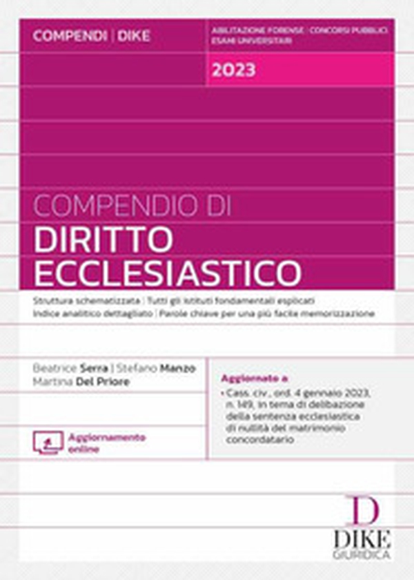 Compendio di diritto ecclesiastico - Librerie.coop Compendio di diritto ecclesiastico - Librerie.coop