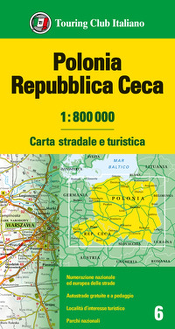 Polonia. Repubblica Ceca 1:800.000 - Librerie.coop Polonia. Repubblica Ceca 1:800.000 - Librerie.coop
