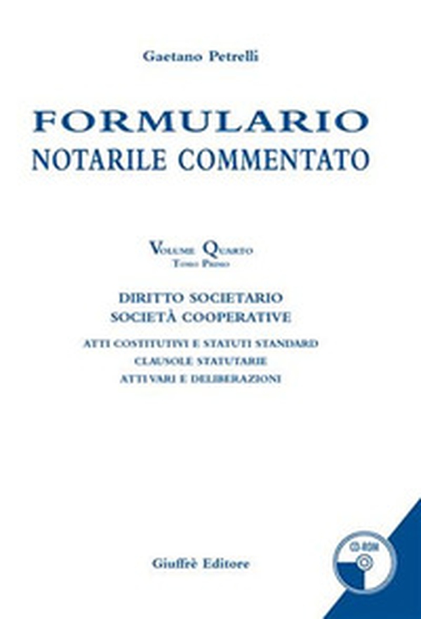 Formulario notarile commentato - Vol. 4\1 - Librerie.coop Formulario notarile commentato - Vol. 4\1 - Librerie.coop