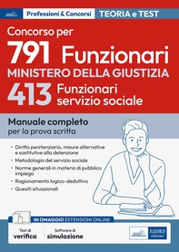 Concorso 413 Funzionari Servizio sociale Ministero Giustizia - Librerie.coop