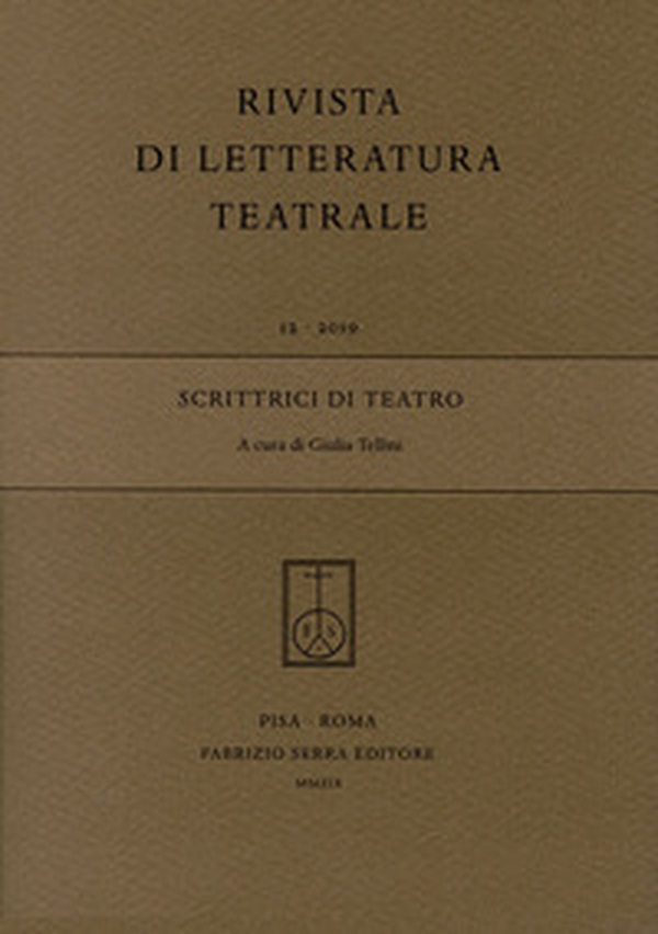 Rivista di letteratura teatrale - Librerie.coop Rivista di letteratura teatrale - Librerie.coop