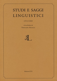 Studi e saggi linguistici - Vol. 1 - Librerie.coop