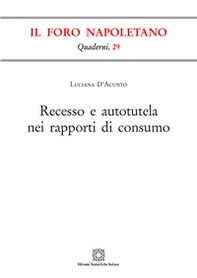 Recesso e autotutela nei rapporti di consumo - Librerie.coop