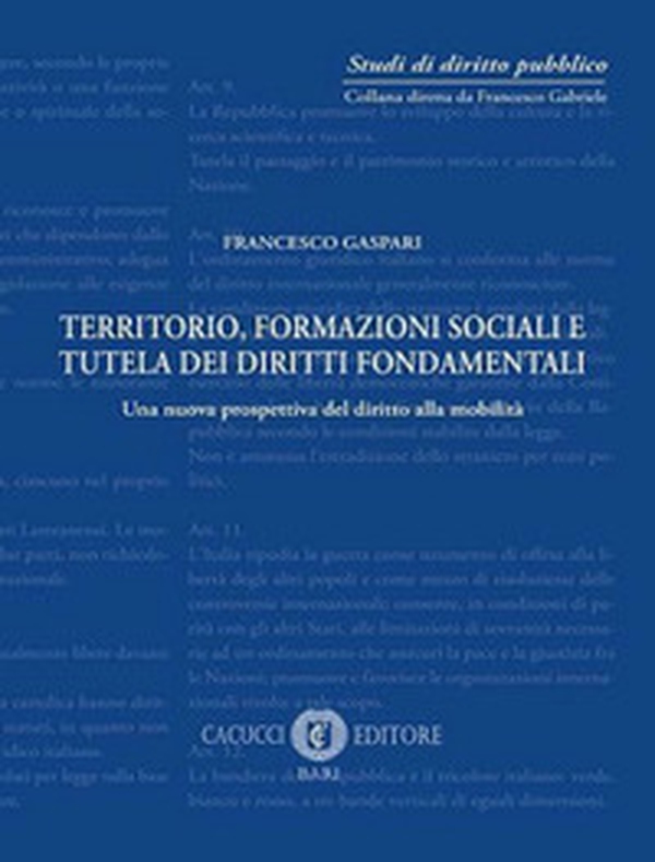 Territorio, formazione sociale e tutela dei diritti fondamentali. Una nuova prospettiva del diritto alla mobilità - Librerie.coop Territorio, formazione sociale e tutela dei diritti fondamentali. Una nuova prospettiva del diritto alla mobilità - Librerie.coop