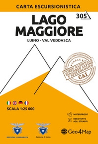 Lago Maggiore (Luino-Val Veddasca) Carta escursionistica 1:25.000 - Librerie.coop