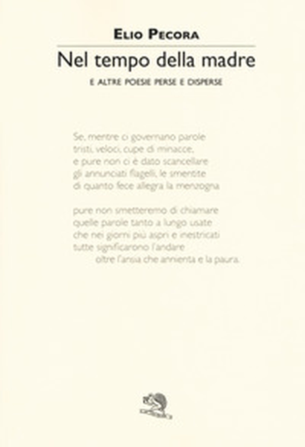 Nel tempo della madre. Epicedio - Librerie.coop Nel tempo della madre. Epicedio - Librerie.coop