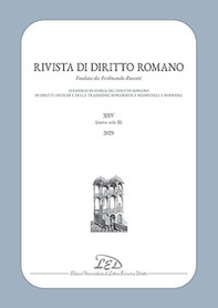 Rivista di diritto romano. Nuova serie - Vol. 25 - Librerie.coop