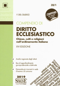 Compendio di diritto ecclesiastico. Chiese, culti e religioni nell'ordinamento italiano - Librerie.coop