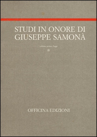 Studi in onore di Giuseppe Samonà - Librerie.coop