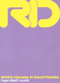 RID. Rivista italiana di dialettologia - Vol. 43 - Librerie.coop