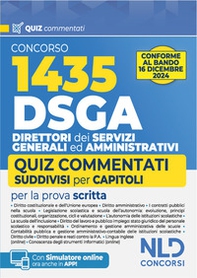 Concorso DSGA. 1435 direttori dei servizi generali ed amministrativi. Quiz commentati suddivisi per capitoli per la preparazione al concorso - Librerie.coop Concorso DSGA. 1435 direttori dei servizi generali ed amministrativi. Quiz commentati suddivisi per capitoli per la preparazione al concorso - Librerie.coop