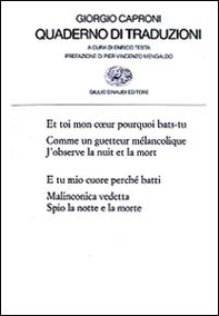 Quaderno di traduzioni - Librerie.coop Quaderno di traduzioni - Librerie.coop