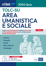 EBOOK- TOLC-SU 3000 Quiz Area umanistica e sociale - Librerie.coop