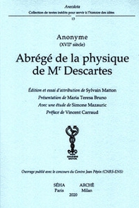 Abrégé de la physique de Mr Descartes - Librerie.coop
