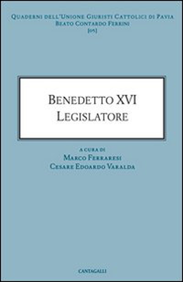 Benedetto XVI legislatore - Librerie.coop Benedetto XVI legislatore - Librerie.coop