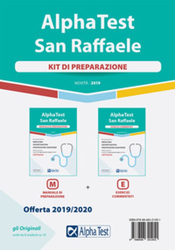 Alpha Test San Raffaele. Per l'ammissione a Medicina, Odontoiatria, Professioni sanitarie. Kit di preparazione: Manuale di preparazione-Esercizi commentati - Librerie.coop Alpha Test San Raffaele. Per l'ammissione a Medicina, Odontoiatria, Professioni sanitarie. Kit di preparazione: Manuale di preparazione-Esercizi commentati - Librerie.coop