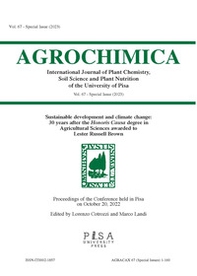 Agrochimica - Vol. 67 - Librerie.coop Agrochimica - Vol. 67 - Librerie.coop