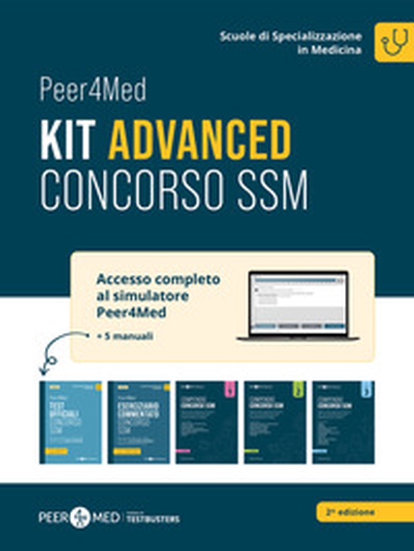 Peer4Med. Kit advanced per preparazione del Concorso SSM per l'accesso alle Scuole di Specializzazione in Medicina - Librerie.coop Peer4Med. Kit advanced per preparazione del Concorso SSM per l'accesso alle Scuole di Specializzazione in Medicina - Librerie.coop