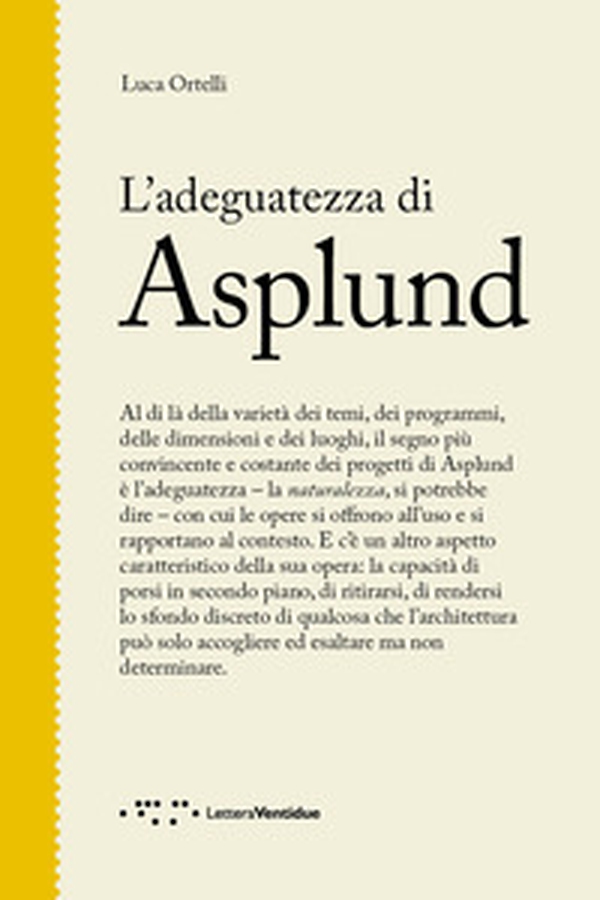 L'adeguatezza di Asplund - Librerie.coop L'adeguatezza di Asplund - Librerie.coop