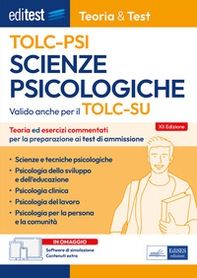 EdiTEST. Scienze psicologiche. Teoria & test. Nozioni teoriche ed esercizi commentati per la preparazione ai test di accesso - Librerie.coop