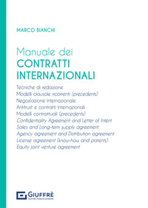 Manuale dei contratti internazionali - Librerie.coop Manuale dei contratti internazionali - Librerie.coop