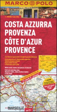 Costa Azzurra. Provenza 1:200.000 - Librerie.coop