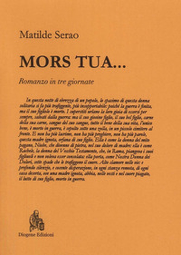Mors tua... Romanzo in tre giornate - Librerie.coop Mors tua... Romanzo in tre giornate - Librerie.coop