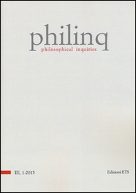 Philinq. Philosophical inquiries - Vol. 1 - Librerie.coop