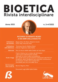 Bioetica. Rivista interdisciplinare - Vol. 3-4 - Librerie.coop