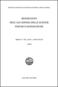 Rendiconto dell'Accademia delle scienze fisiche e matematiche. Serie IV - Librerie.coop