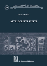 Altri scritti scelti - Librerie.coop Altri scritti scelti - Librerie.coop