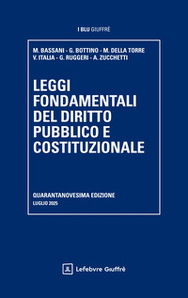 Leggi fondamentali del diritto pubblico e costituzionale - Librerie.coop