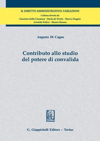 Contributo allo studio del potere di convalida - Librerie.coop