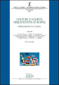 Culture e società nell'identità europea. Interazioni con l'Italia (2003-2004) - Librerie.coop