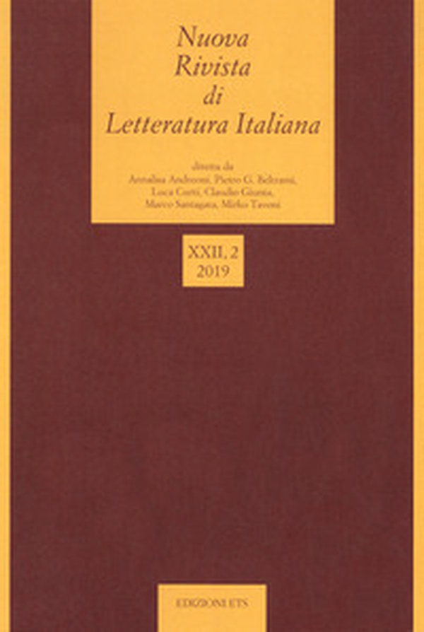 Nuova rivista di letteratura italiana - Vol. 2 - Librerie.coop Nuova rivista di letteratura italiana - Vol. 2 - Librerie.coop