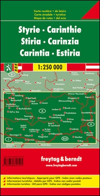 STIRIA CARINZIA 1:250.000 n.e. 2014 - Librerie.coop