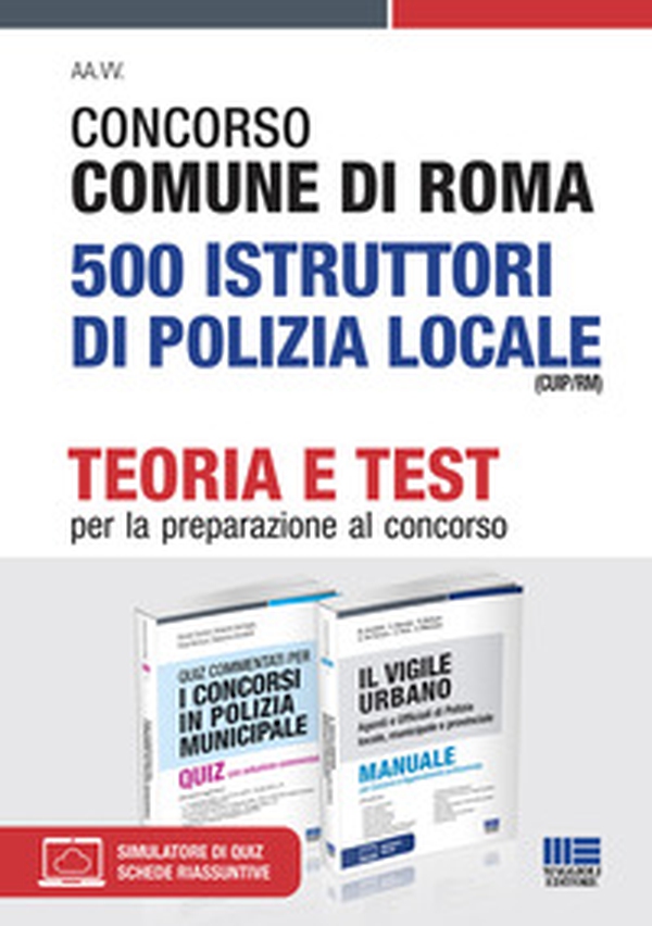 Concorso Comune di Roma 500 Istruttori di polizia locale (CUIP/RM). Kit completo - Librerie.coop Concorso Comune di Roma 500 Istruttori di polizia locale (CUIP/RM). Kit completo - Librerie.coop