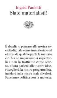 Siate materialisti! - Librerie.coop