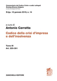 Codice della crisi d'impresa e dell'insolvenza - Vol. 3 - Librerie.coop