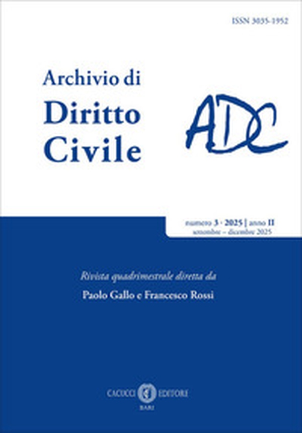 Rivista archivio di diritto civile - Vol. 3 - Librerie.coop