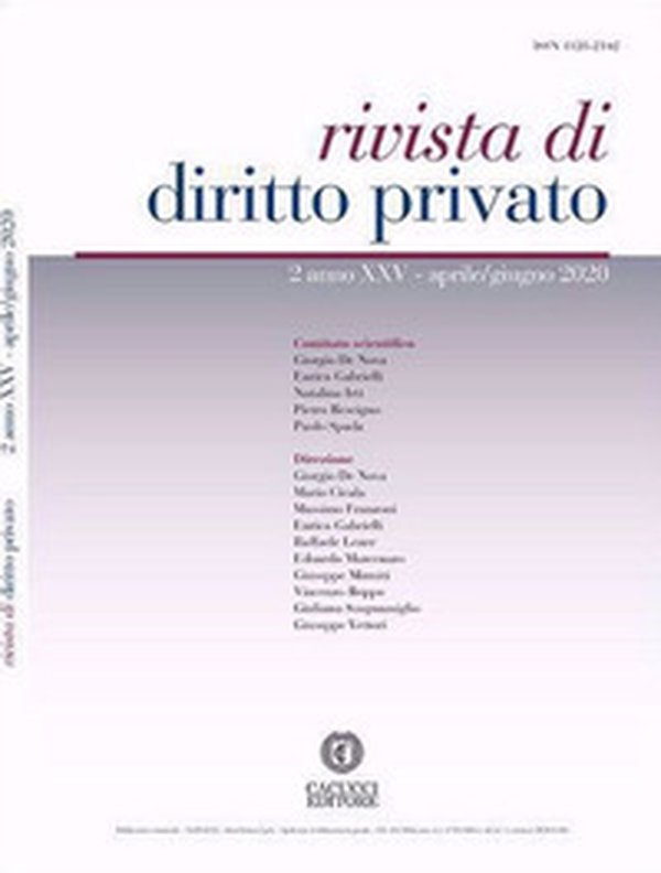 Rivista di diritto privato - Librerie.coop Rivista di diritto privato - Librerie.coop